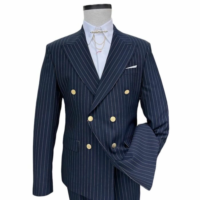 Double-Breasted Tuxedo Suit