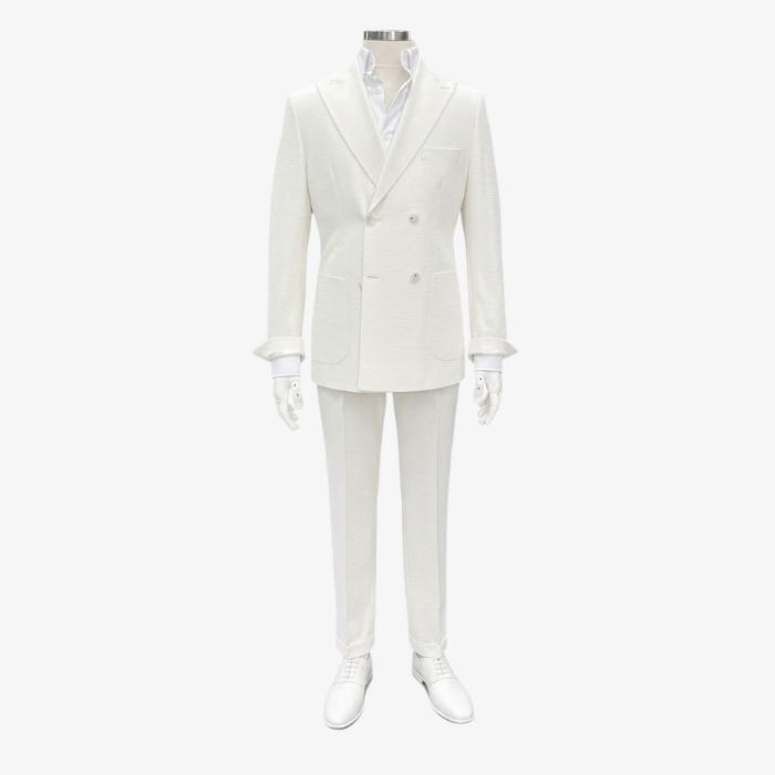 White Two Piece Suit