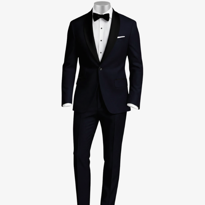 Midnight Navy Shawl Lapel Tuxedo