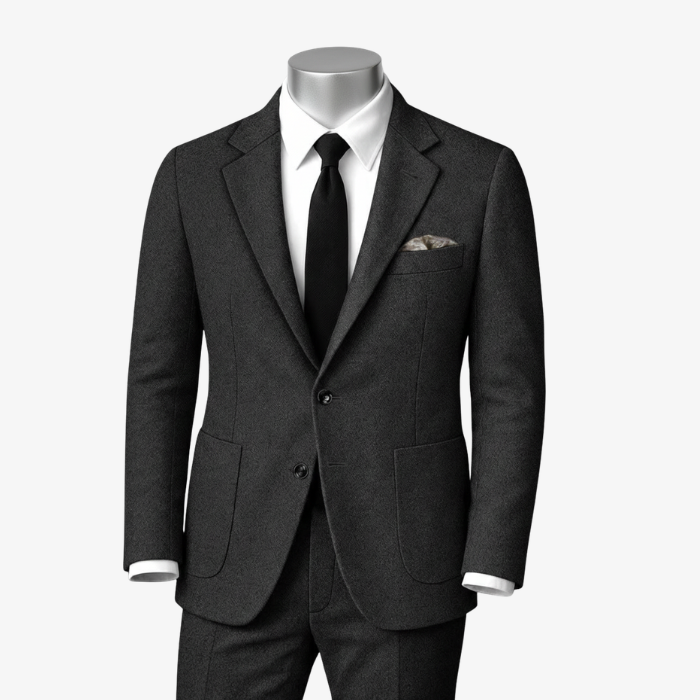 Charcoal Grey Modern Suit
