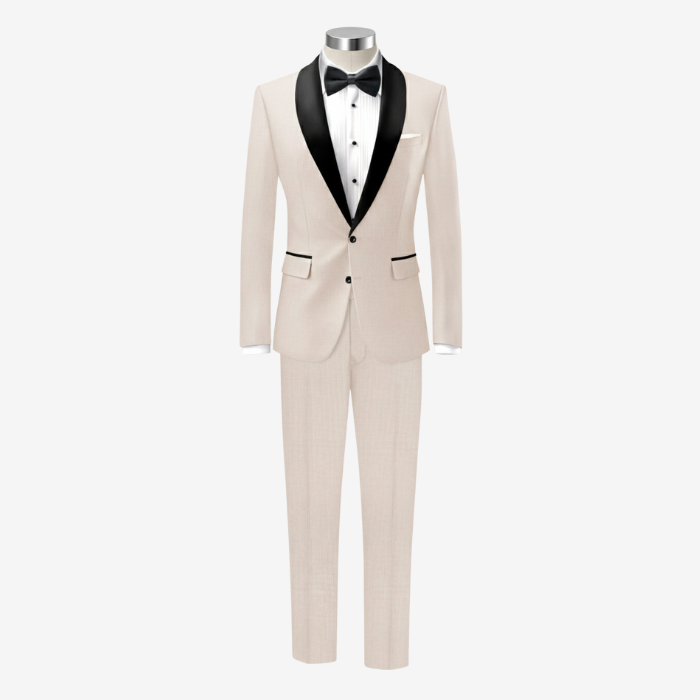 Biscotti Cream Stretch Tuxedo