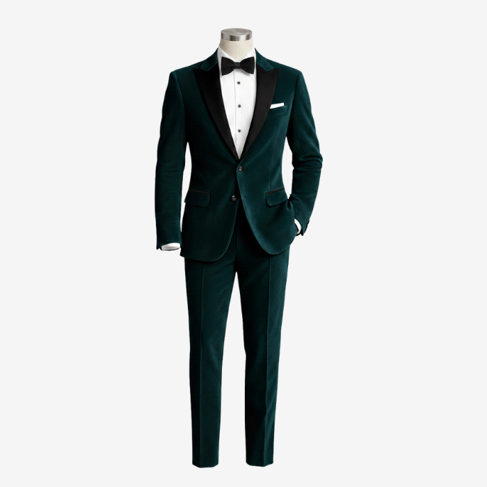 Emerivell Green Velvet Tuxedo